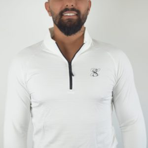 Vit Långärmad Tröja